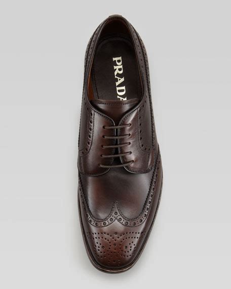 prada wingtips|Lace.